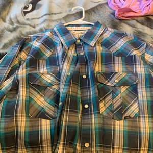 Coastal xxl long sleeve flannel shirt